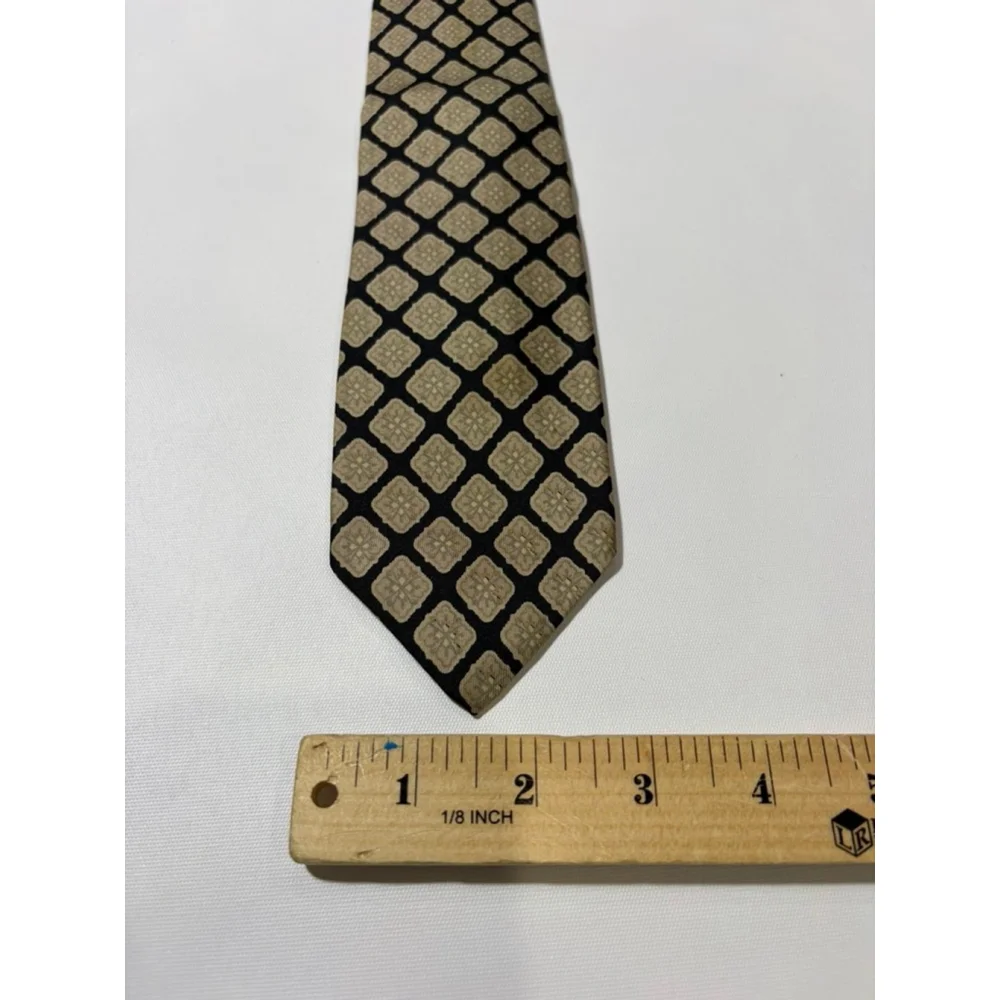 Liberty of London Berkley Silk Tie Geometric Medallion Print England